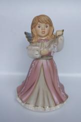 Engel "Funkelnde Weihnacht" rose 