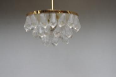 Kleine Deckenlampe mit Kristalltropfen 