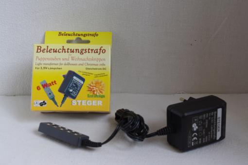 Trafo mit 3,5- 4,5  Volt / 3,2 Watt /Gleichstrom 