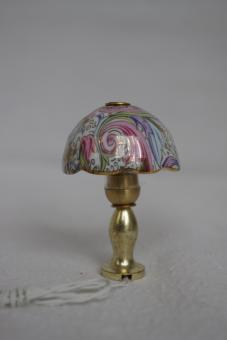 Tischlampe Mit Porzellan-Schirm 