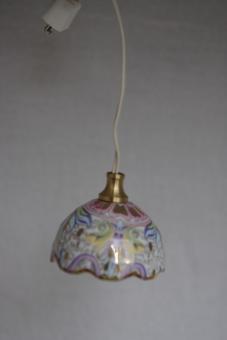 Tiffany-Lampe mit Bogenrand 