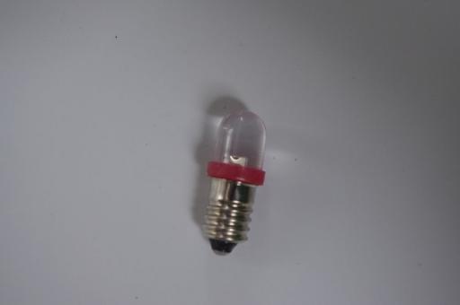 Schraubbirnchen LED, rotleuchtend, 3,5-4,5Volt 